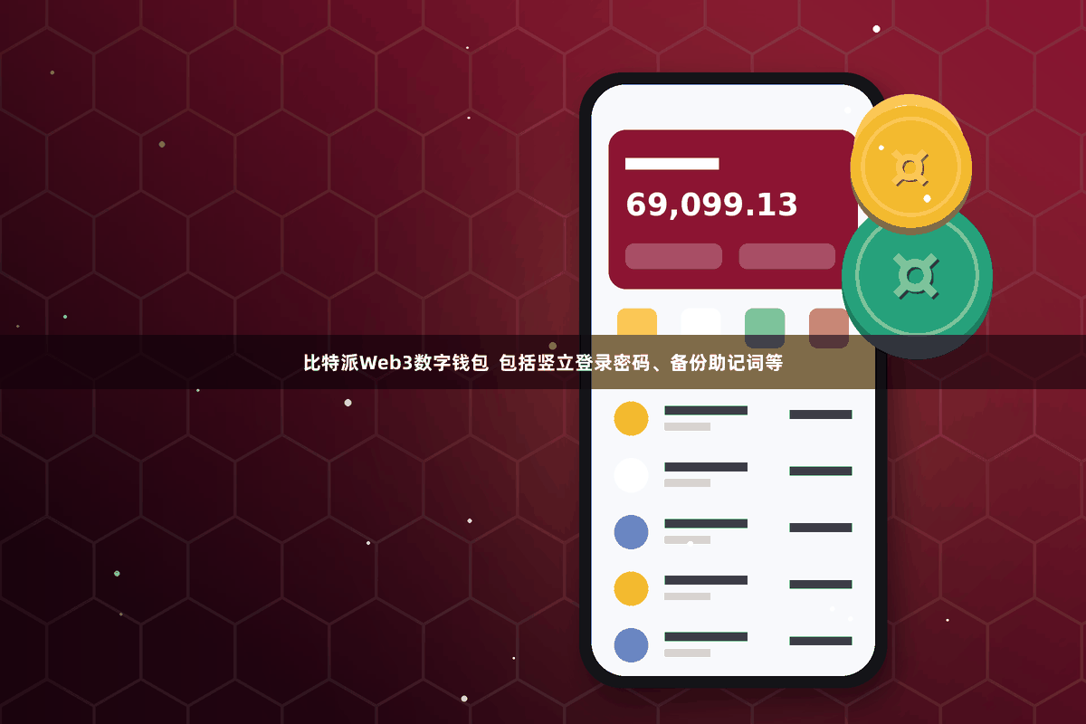 比特派Web3数字钱包  包括竖立登录密码、备份助记词等